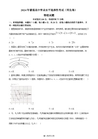 2024年高考真题河北卷物理试卷及答案解析（考后更新）