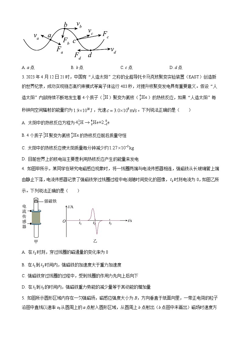 2024届内蒙古自治区包头市高三下学期适应性考试（二）理综试题-高中物理（原卷版+解析版）02
