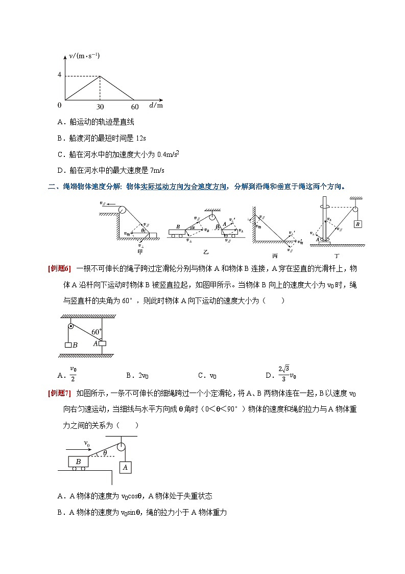 2024年高考物理二轮专题复习-专题4 曲线运动（原卷版+解析版）03