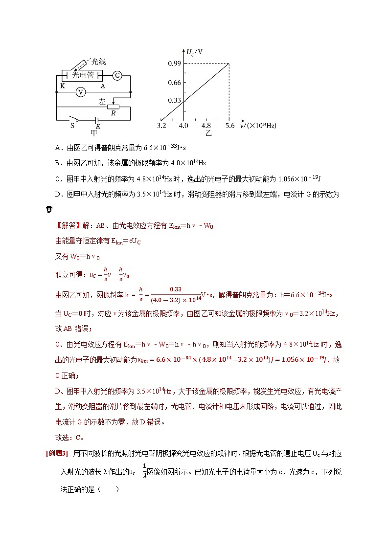 2024年高考物理二轮专题复习-专题14 原子物理（原卷版+解析版）03