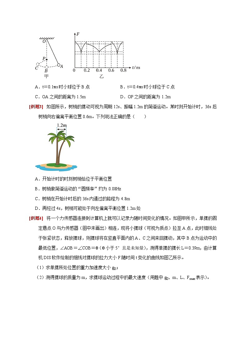 专题16 机械振动和波（原卷版）第2页