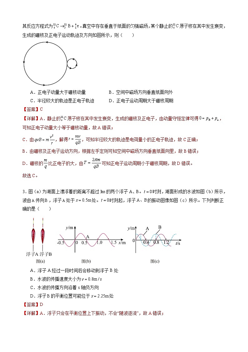 2024年高考冲刺物理最后一卷（安徽卷）02