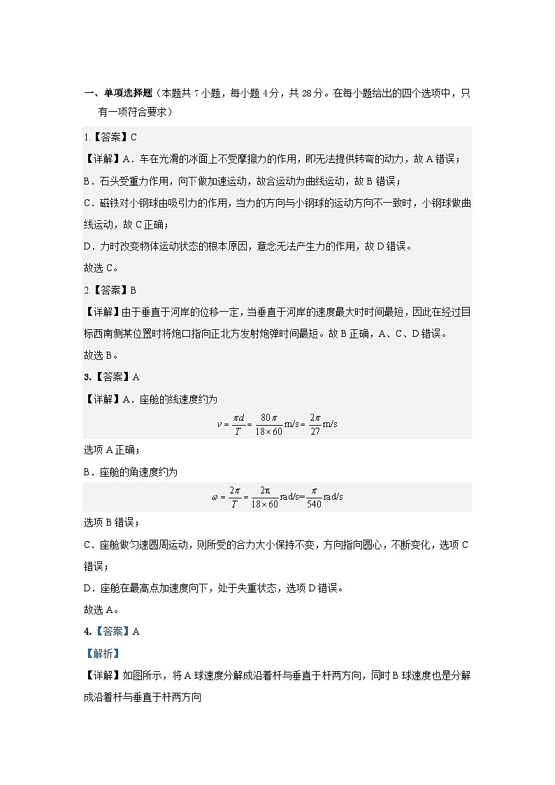 物理试题参考答案第1页