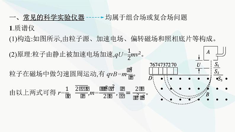 新教材高考物理一轮复习第10章磁场专题6带电粒子在复合场中的运动课件04