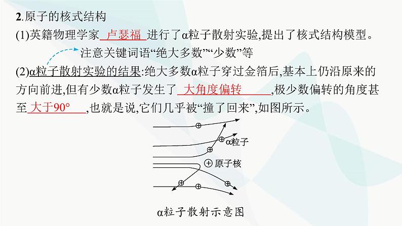 新教材高考物理一轮复习第15章近代物理第2节原子结构玻尔理论课件05