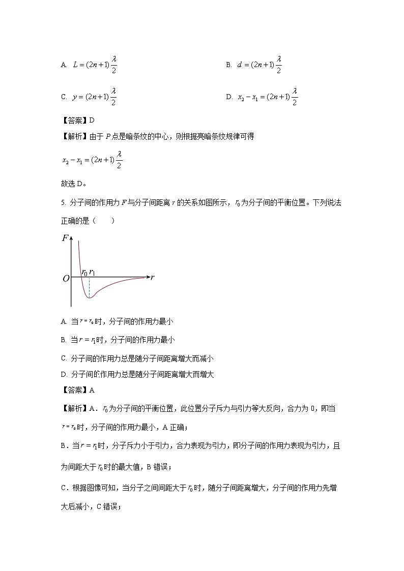 辽宁省葫芦岛市2022-2023学年高二下学期7月期末物理试题（解析版）03