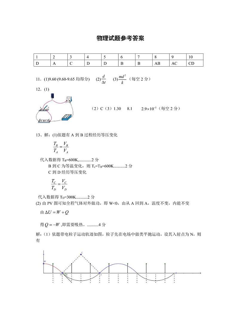 广东省深圳市龙城高级中学、深圳大学附属中学2023-2024学年高二下学期5月月考物理试题01
