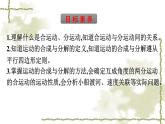 人教版(浙江专用)高中物理必修第二册同步训练第5章抛体运动2运动的合成与分解课件
