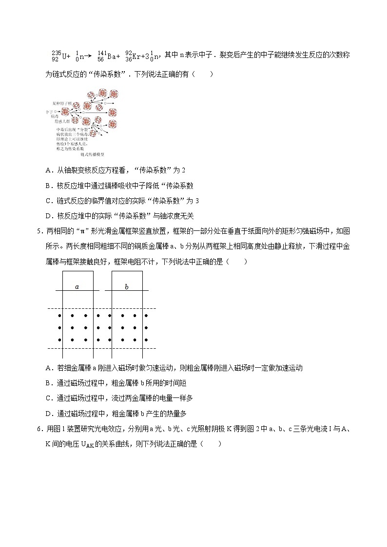 2024岳阳汨罗一中高二下学期5月月考物理试题含答案第2页