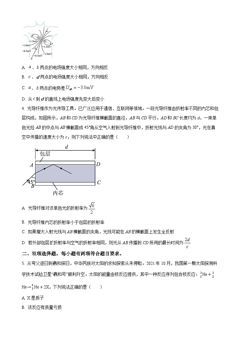 2024届福建省福州市闽侯县第一中学高三下学期5月模拟考试物理试题（学生版+教师版 ）02