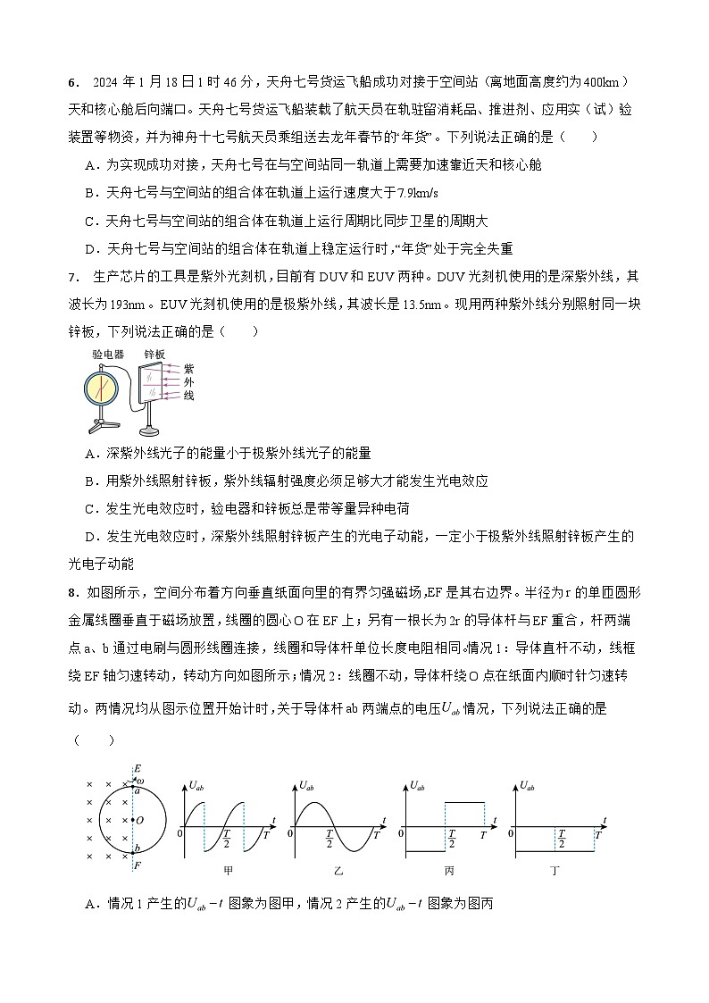 2024届山东省东营市部分学校高三下学期5月模拟物理试题第3页
