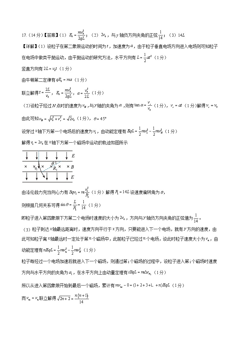 物理（山东卷02）（参考答案）第2页
