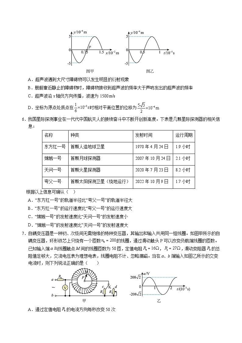 物理（福建卷）（考试版A4）第3页