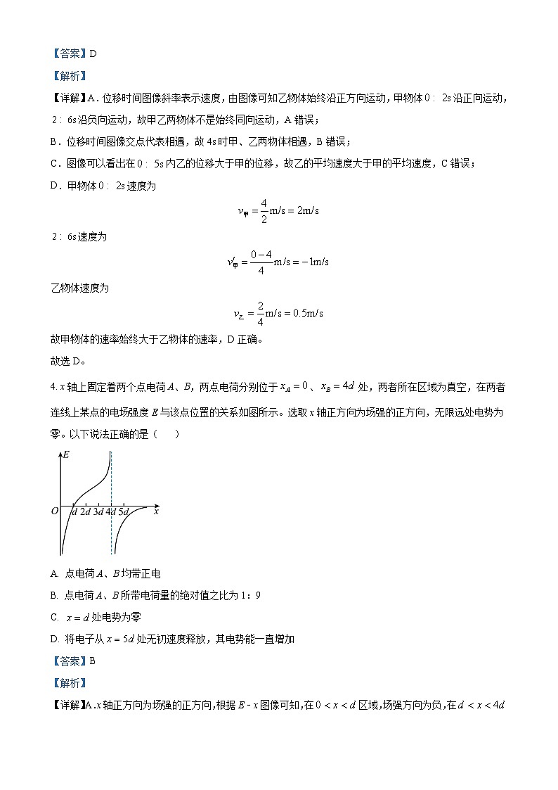 03，2024届东北三省四校高三下学期第四次模拟考试物理试卷第3页
