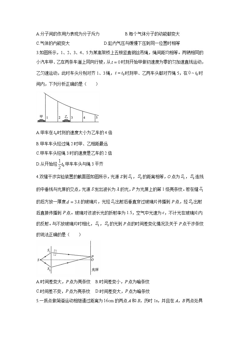 物理：山东省天一大联考2023-2024学年高三下学期模拟预测试题第2页