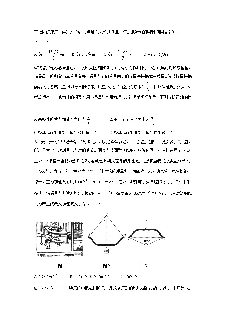 物理：山东省天一大联考2023-2024学年高三下学期模拟预测试题第3页
