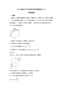 物理：河南省名校2023-2024学年高三下学期压轴卷（2）试卷（解析版）