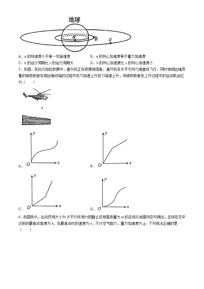 海南省省直辖县级行政单位琼海市嘉积中学2023-2024学年高一下学期6月期中物理试题02