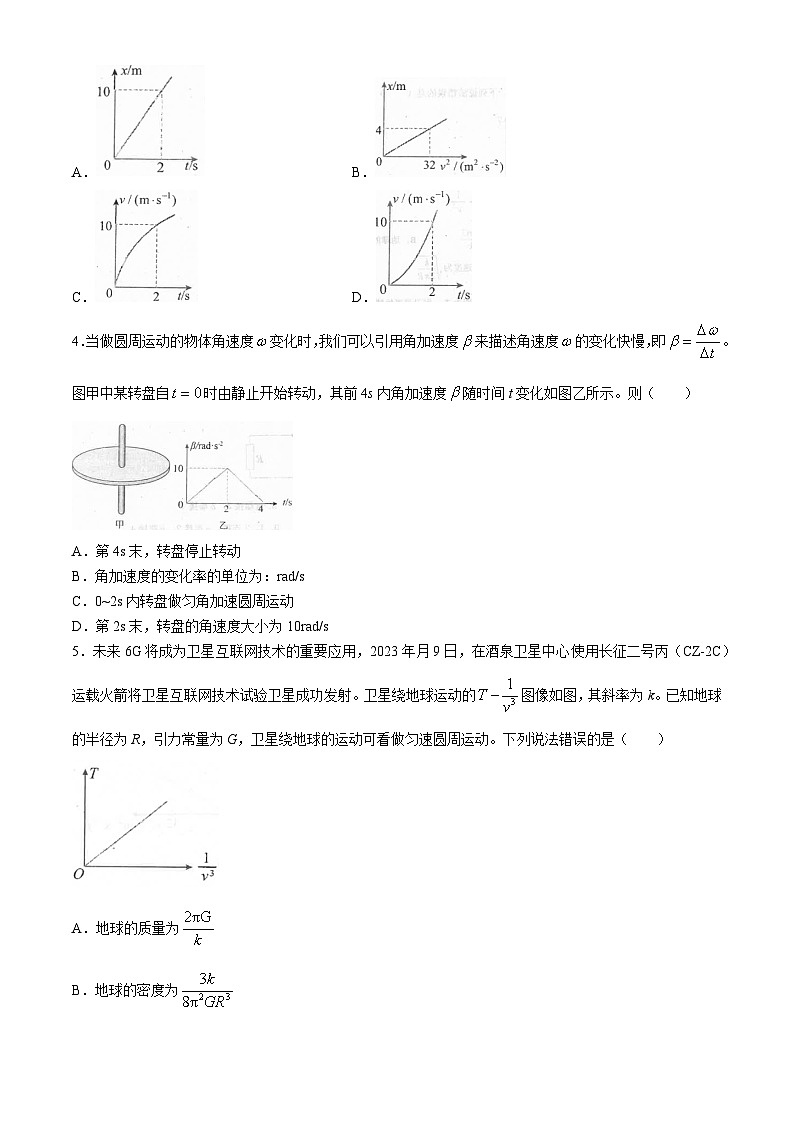 河北省衡水中学2024届高三下学期高考冲刺物理（二）试题（Word版附解析）第2页