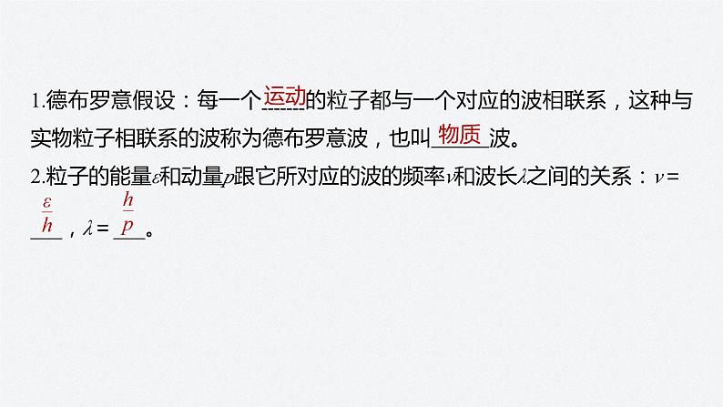 第四章　5　粒子的波动性和量子力学的建立  课件第5页