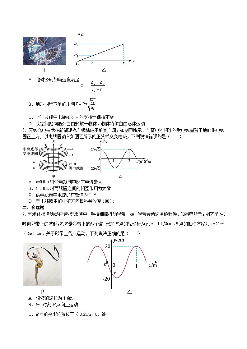 2024届安徽省合肥一六八中学（东校区）高三下学期最后一卷（三模）物理试卷03