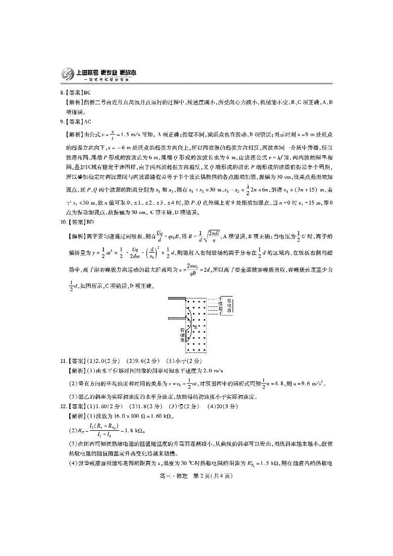 物理答案第2页