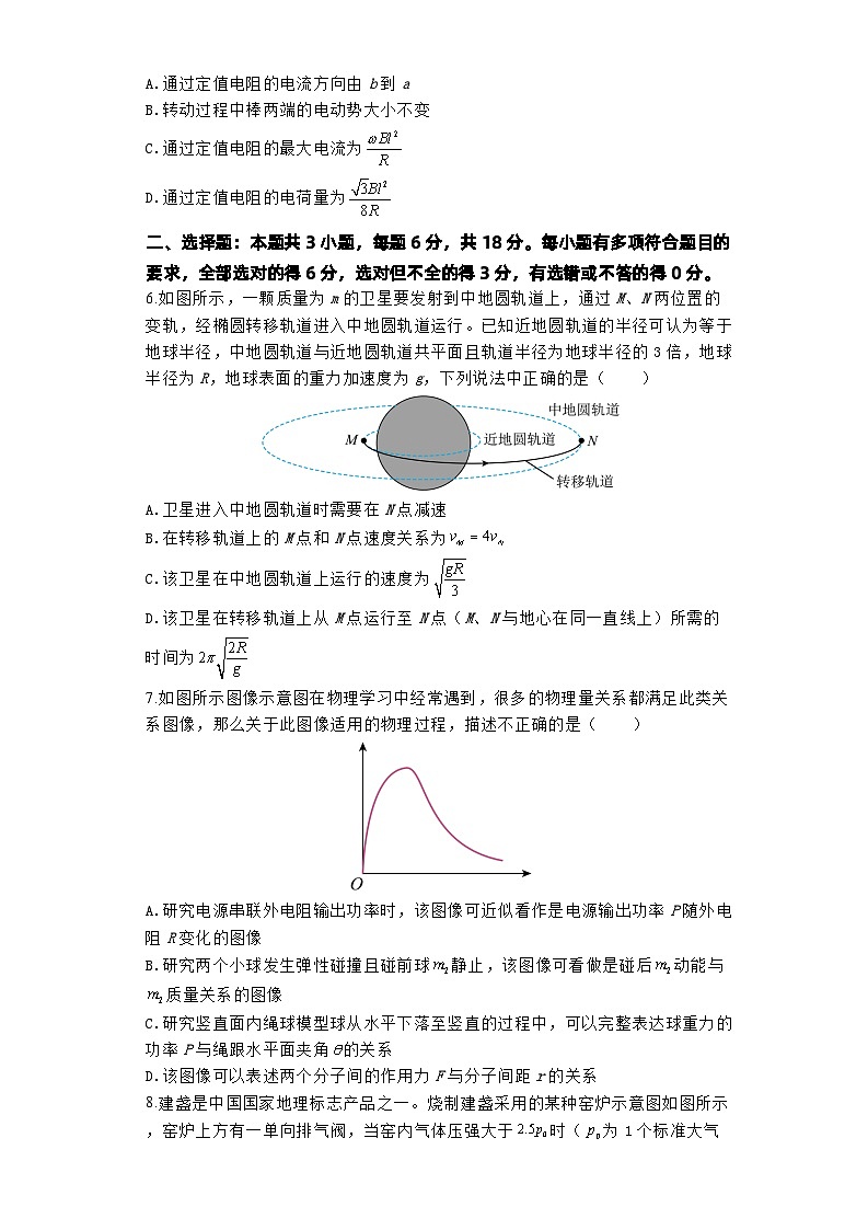 2024届河南省鹤壁市淇滨区鹤壁市高中高三下学期5月模拟预测物理试题03