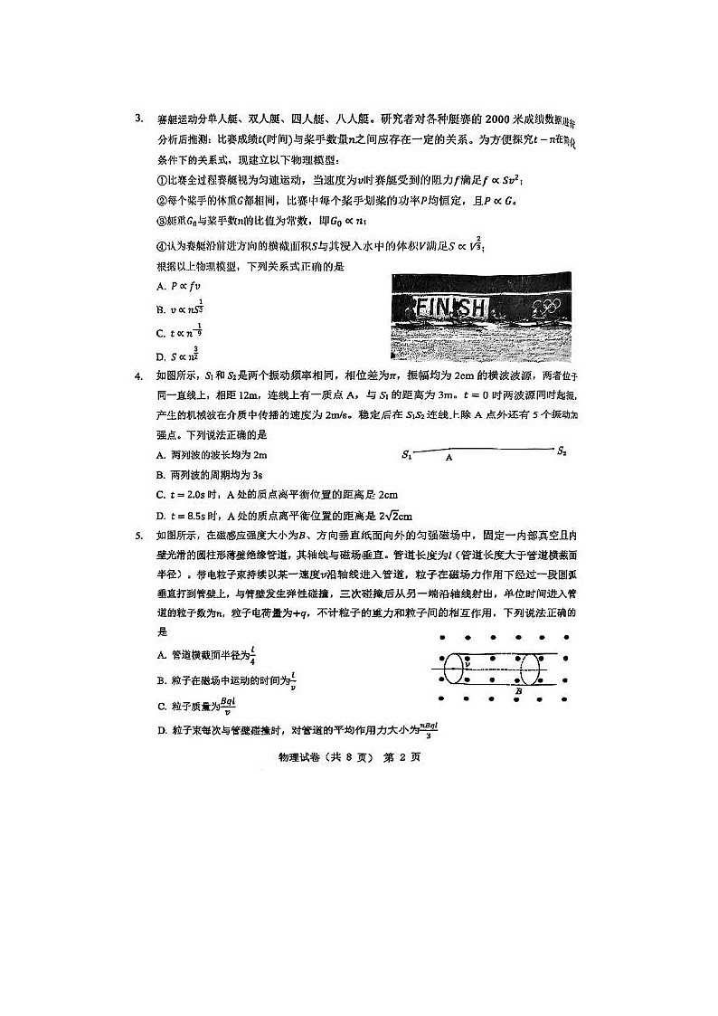 2024届安徽省江淮十校高三第三次联考物理试题02