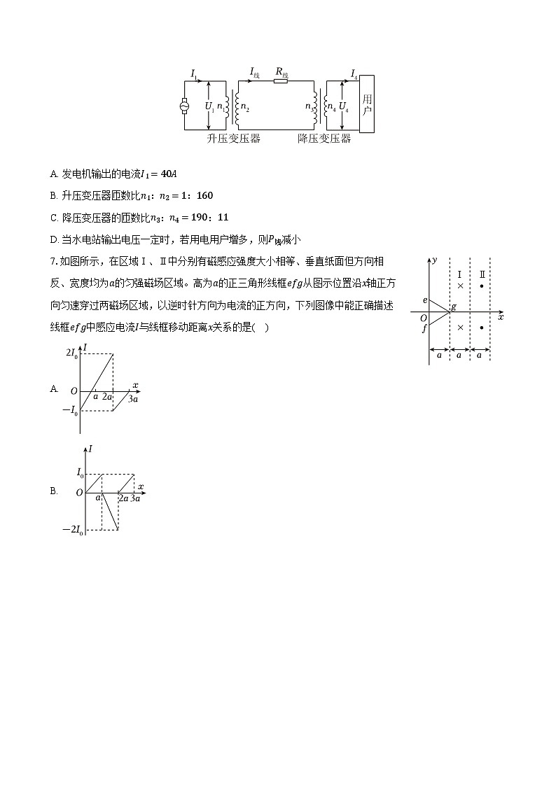 2023-2024学年广东省广州市四校高二（下）期中物理试卷（含解析）第3页