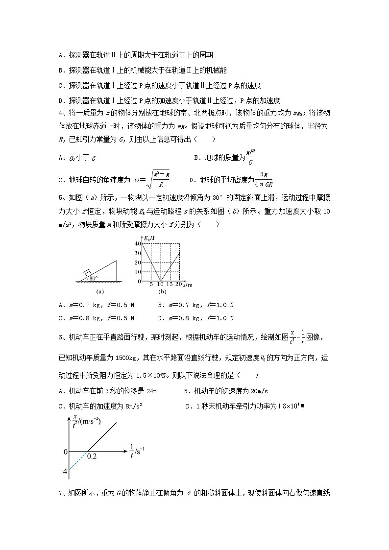 江苏省扬州市高邮市三垛中学2023-2024学年高一下学期期末复习模拟物理练习02