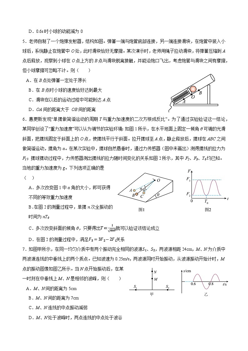 期末复习冲刺三  机械振动 机械波 （培优提升+最新题型）解析版第2页