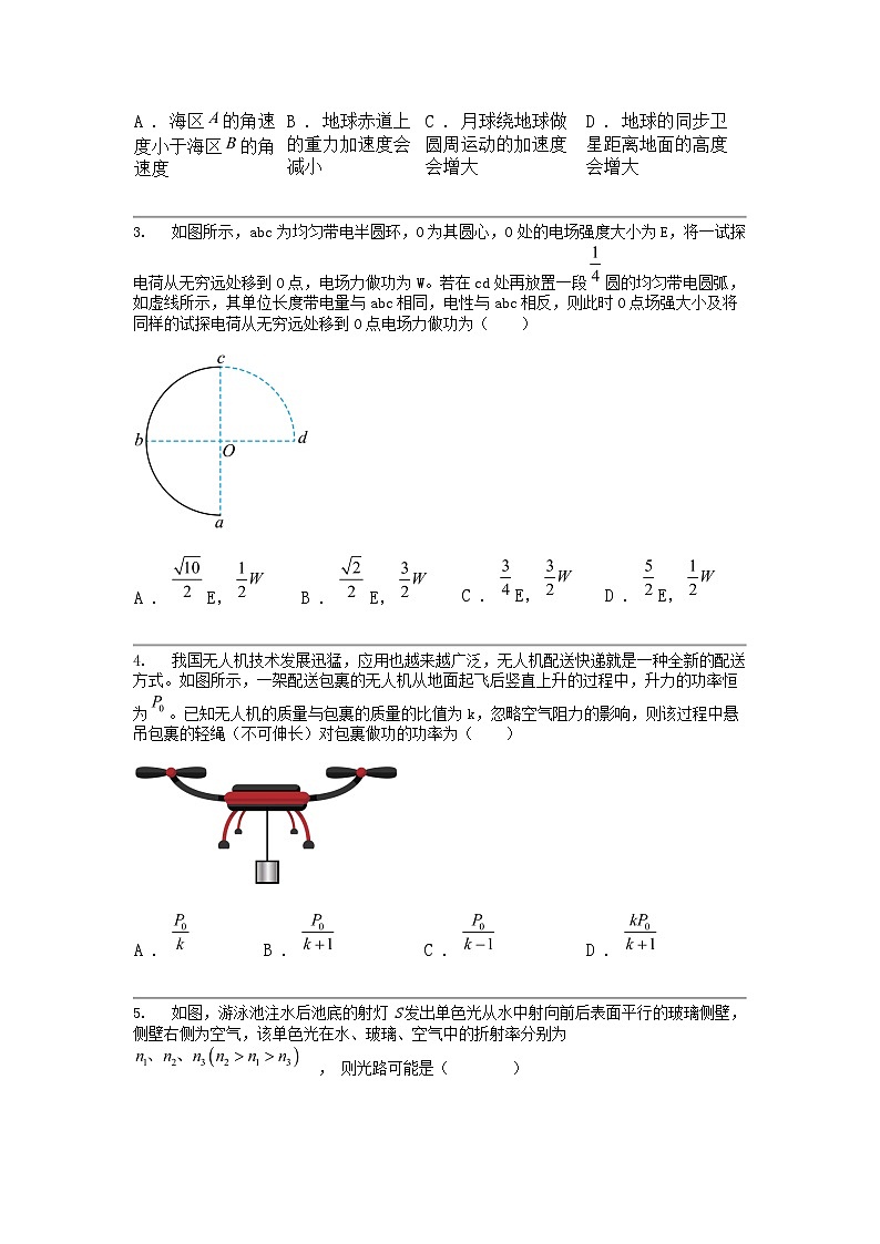 湖北省襄阳市第五名校2024届高三下学期物理第一次适应性考试（一模）试题02