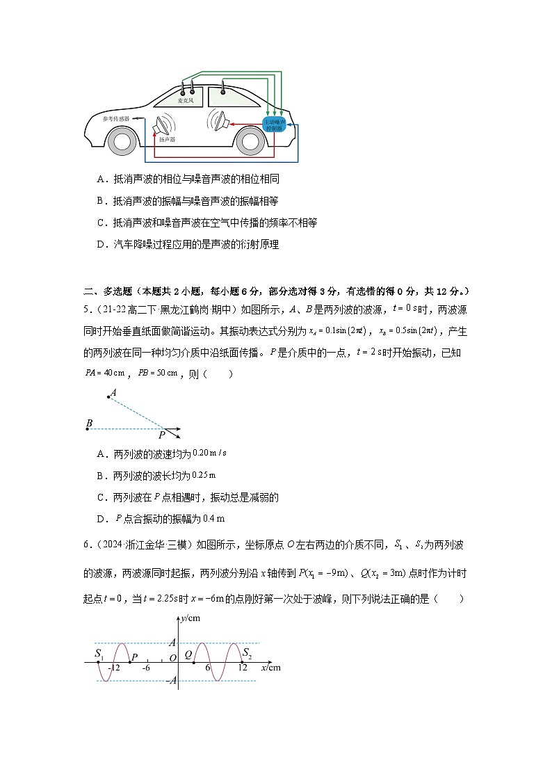 人教版（2019）高中物理选择性必修一第十次周考测试卷（老师+学生）02