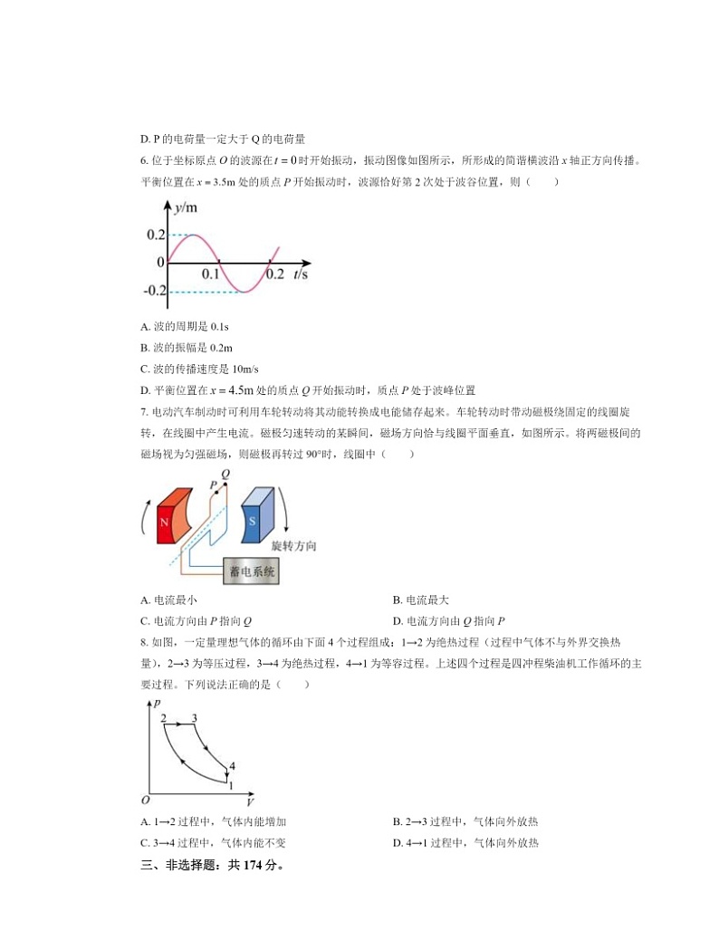 【物理】2024新高考II卷高考真题物理试卷及答案第2页