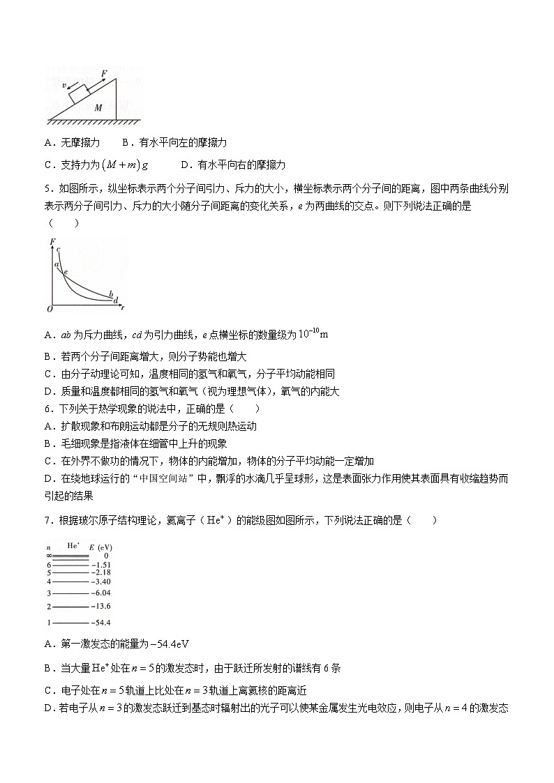 辽宁省部分学校2023-2024学年高二下学期6月阶段考试物理试卷（含答案）02