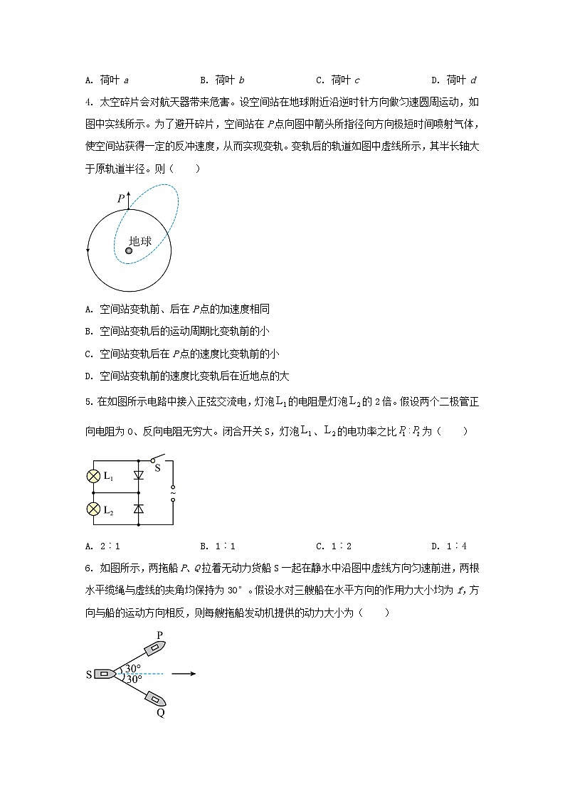 2024年湖北普通高中高考真题学业水平选择性考试物理真题及答案02