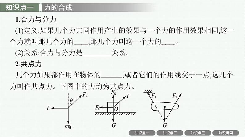 2025届高三一轮复习物理课件（人教版新高考新教材）第2讲　力的合成与分解04