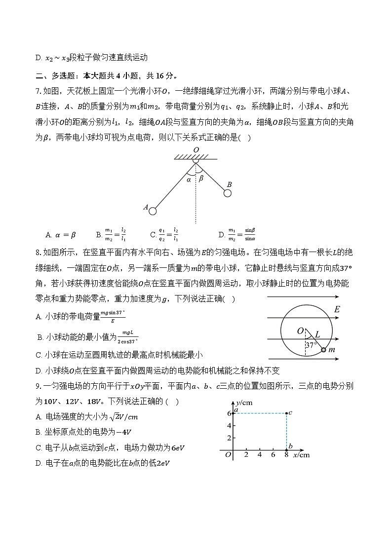 2024年春麻城博达学校高一年级5月份月考-学生用卷第3页