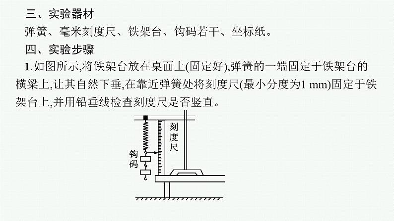 2025届高三一轮复习物理课件（人教版新高考新教材）实验2　探究弹簧弹力与形变量的关系05