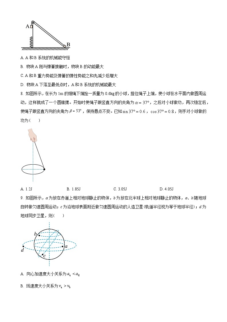 辽宁省六校协作体2022-2023学年高一下学期期中物理试题03