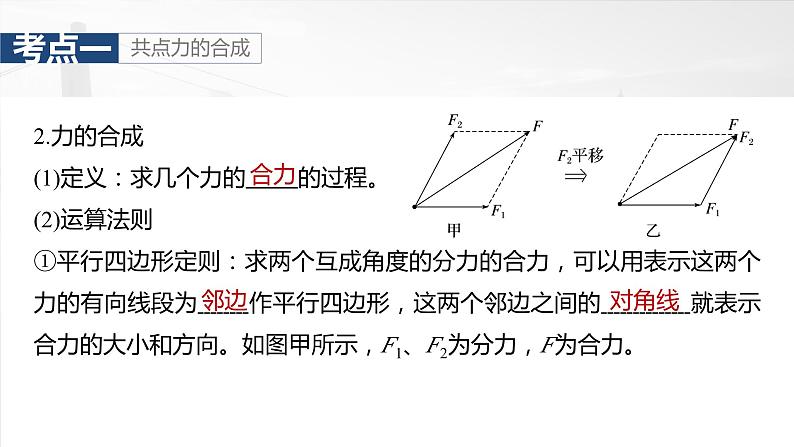 第二章　第2课时　力的合成与分解第6页