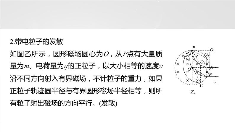 第十一章　微点突破6　磁聚焦　磁发散2025版高考物理一轮复习课件+测试（教师版）+测试（学生版）04