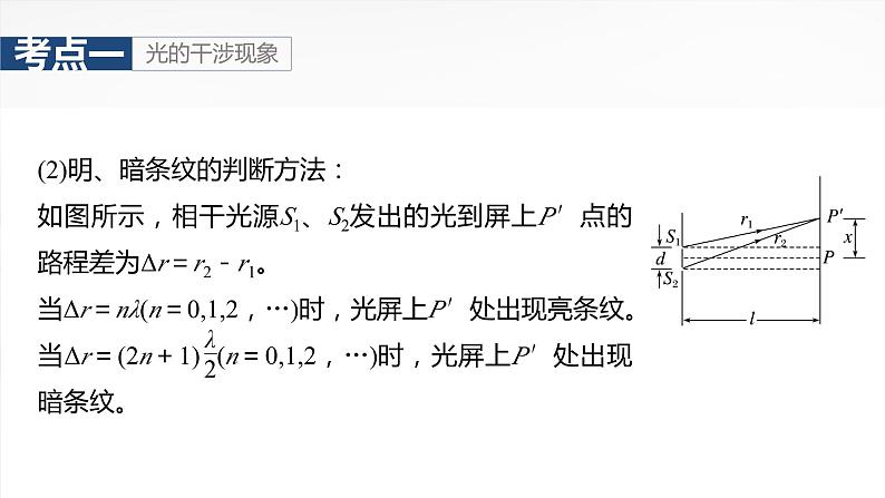 第十四章　第2课时　光的干涉、衍射和偏振第7页