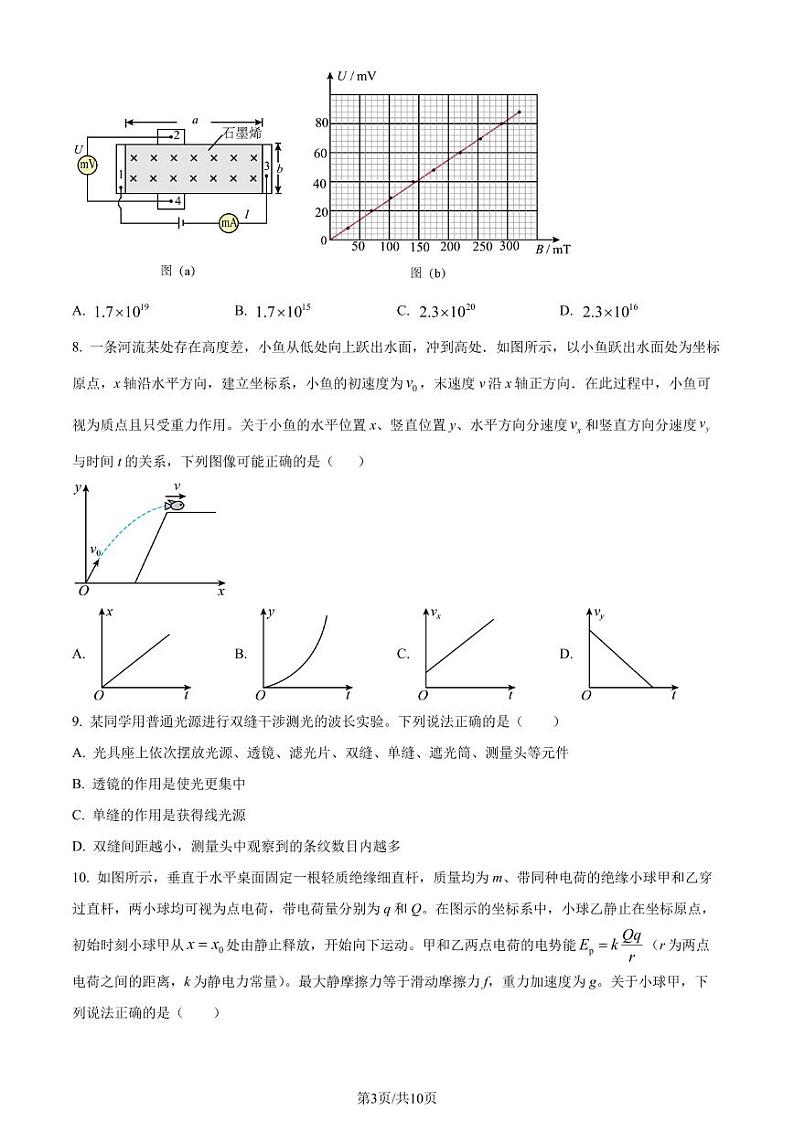 （网络+收集版）2024年新高考江西物理高考真题文档版03