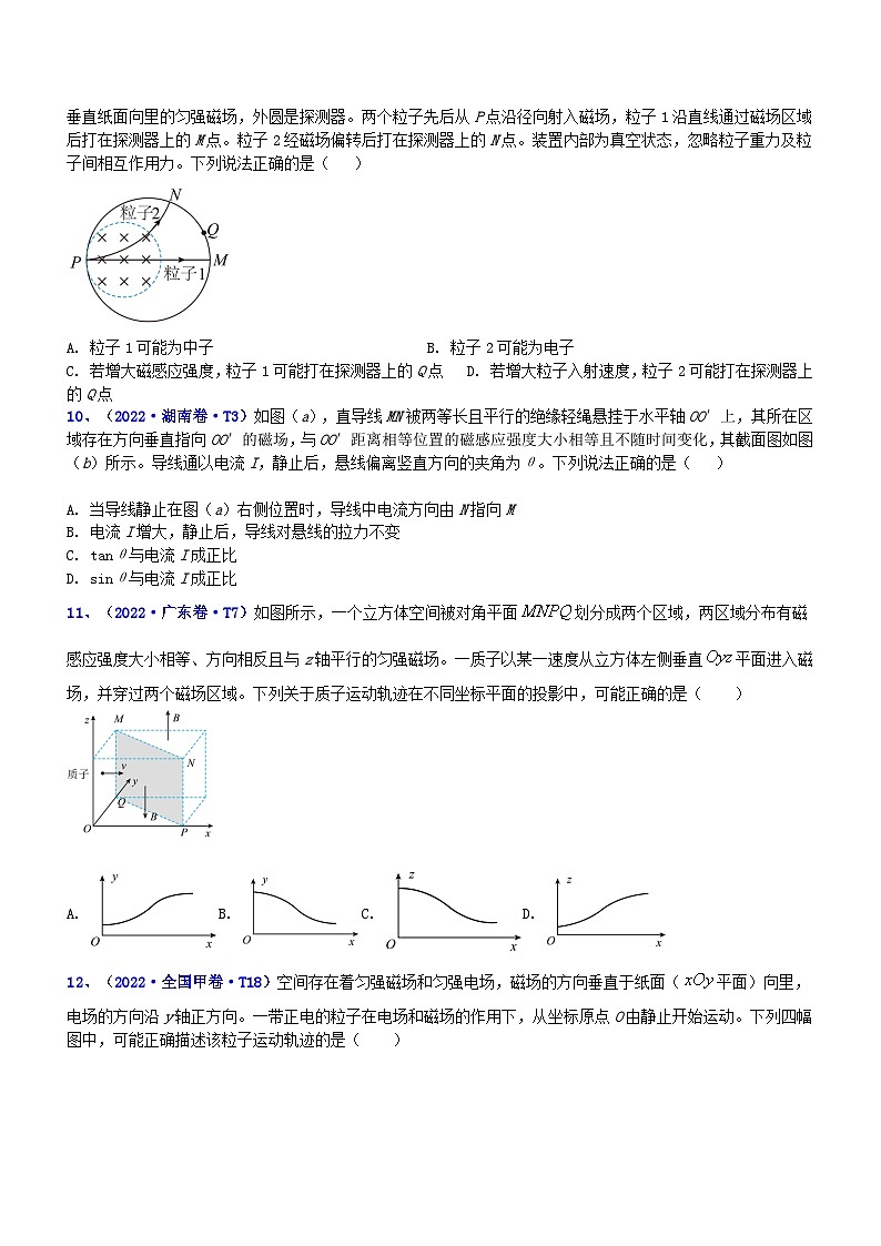 2023年高考物理二轮复习讲练测(新高考专用)专题3.3磁场的性质(练)(原卷版+解析)03