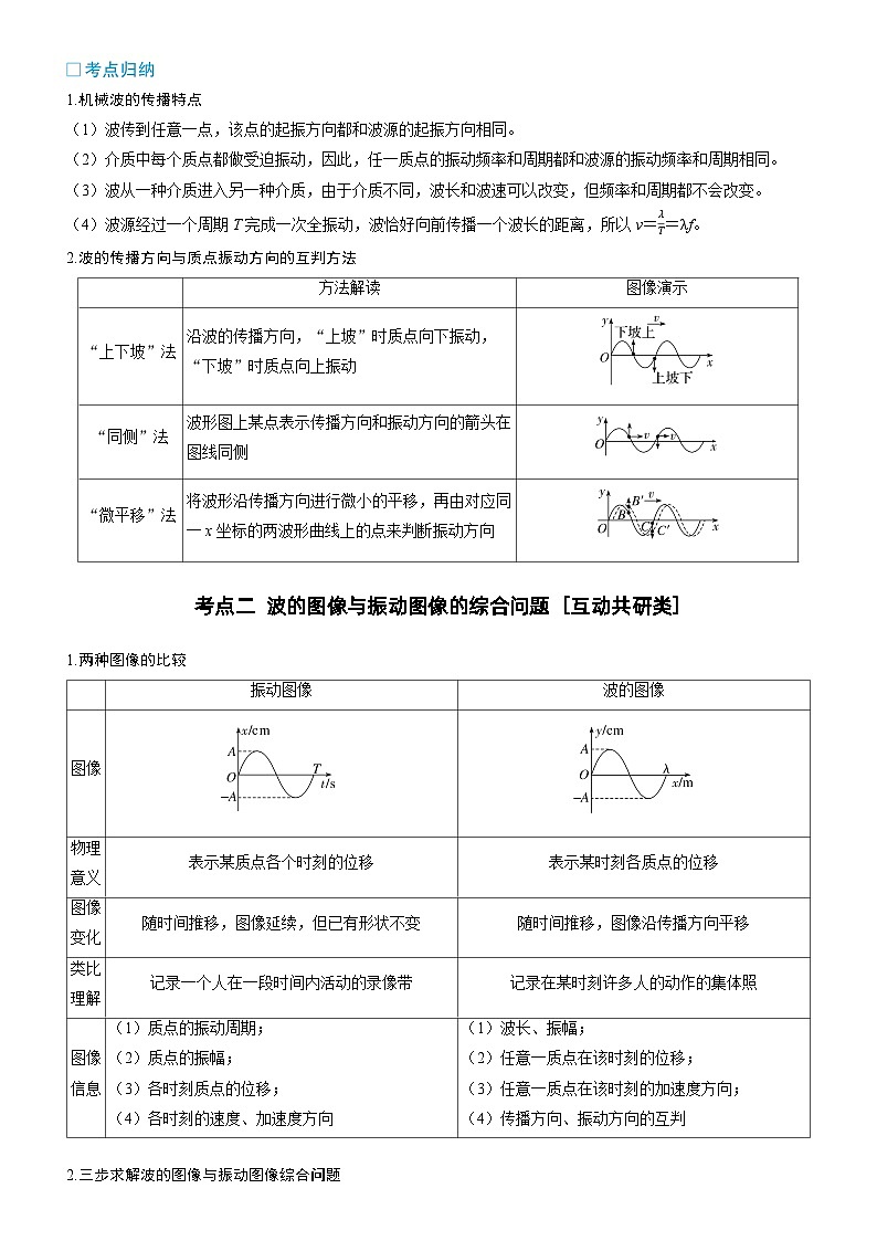 第八章机械振动与机械波第41课时机械波2025高考物理二轮专题03
