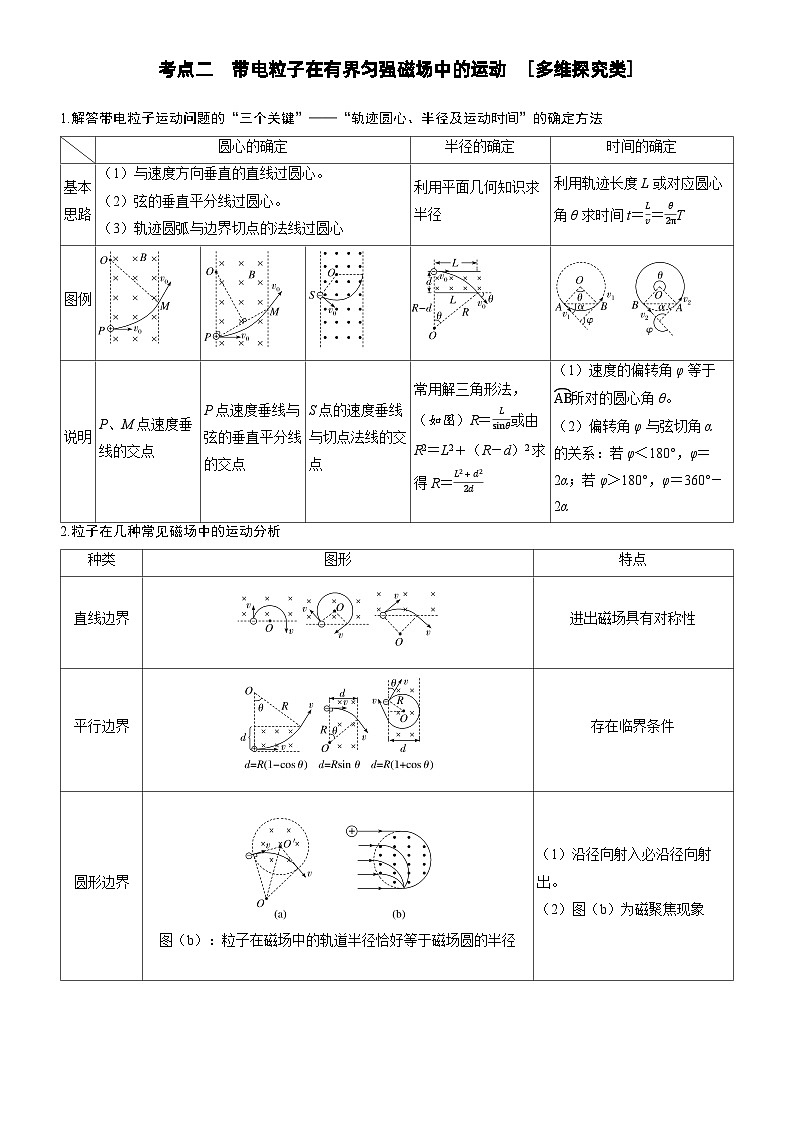 第十一章  磁场 第57课时　带电粒子在磁场中的运动　[双基落实课]学生用第3页