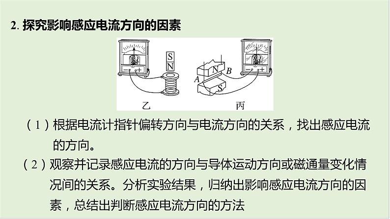 第十二章　电磁感应 第62课时　探究感应电流的产生条件　探究影响感应电流方向的因素　[实验增分课]第5页