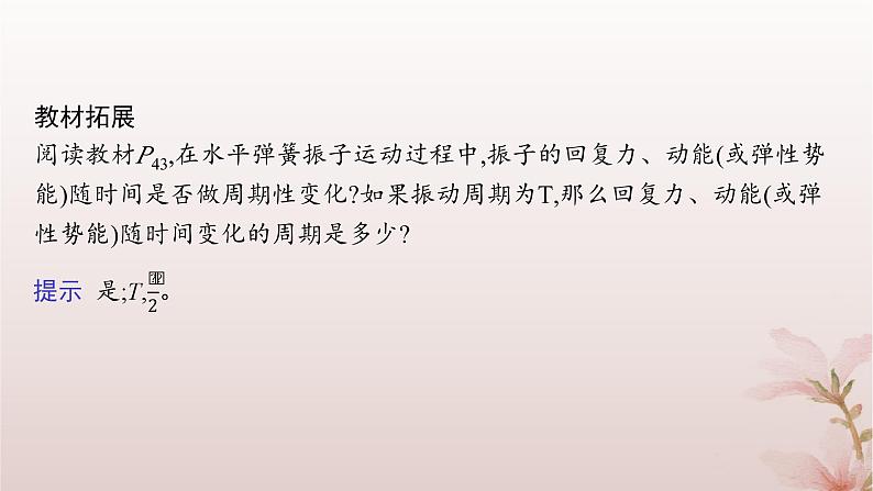 2024_2025学年新教材高中物理第2章机械振动3.简谐运动的回复力和能量课件新人教版选择性必修第一册第8页