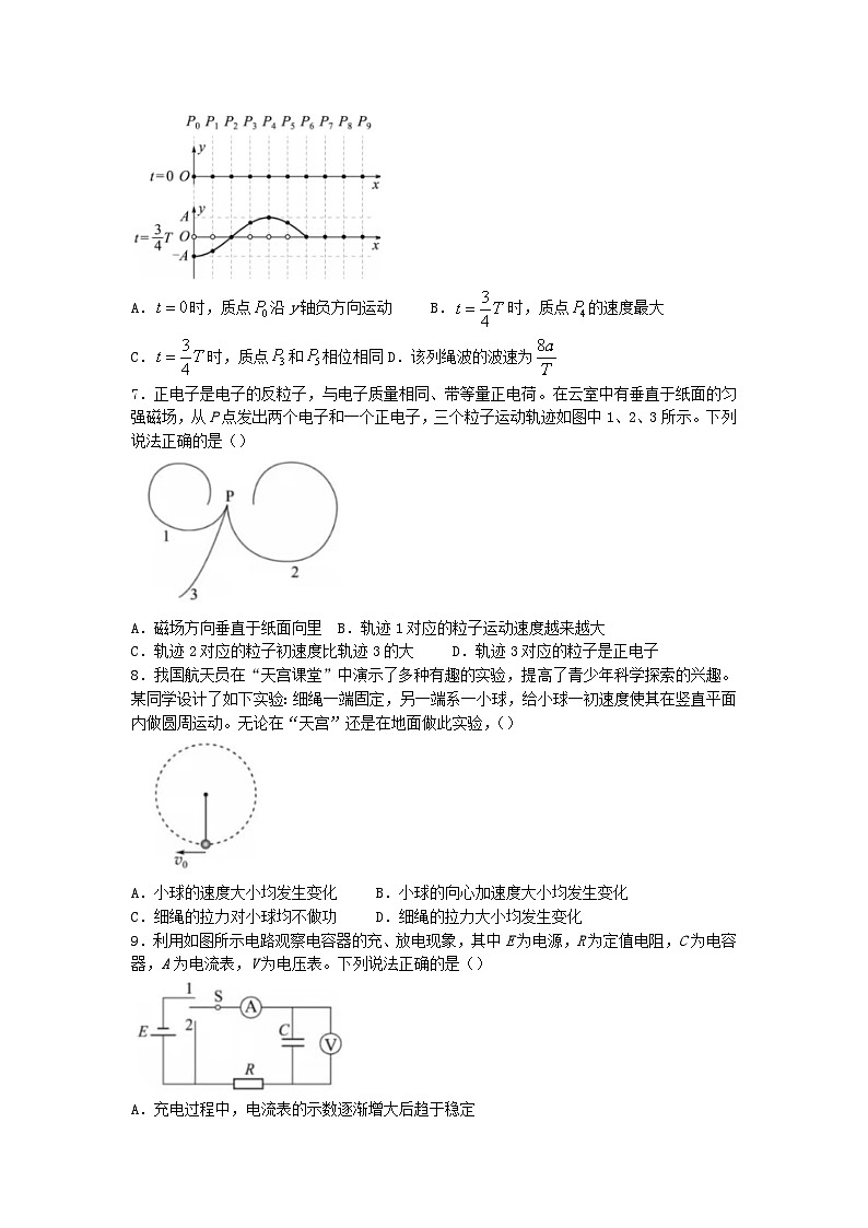 2022年北京普通高中学业水平等级性考试物理真题及答案02